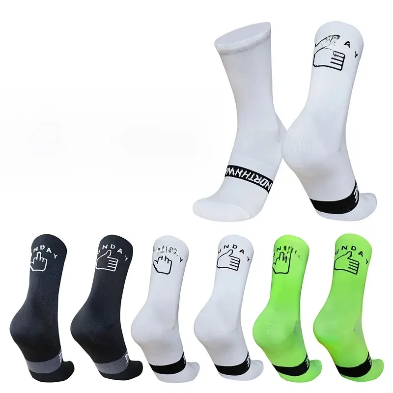 AliExpress 4 pairs of men and women cycling socks, outdoor sports road cycling, running, professional sports socks