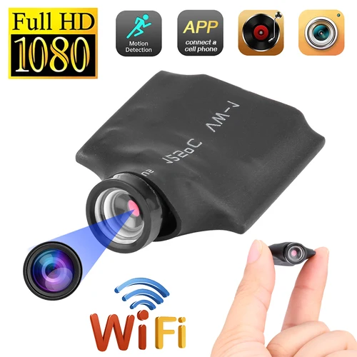 Imagen 1 del producto Mini cámara HD de 1080P, cámara IP inalámbrica WiFi DIY, la más pequeña seguridad del hogar, grabadora de vídeo antirrobo en tiempo Real, vista remota