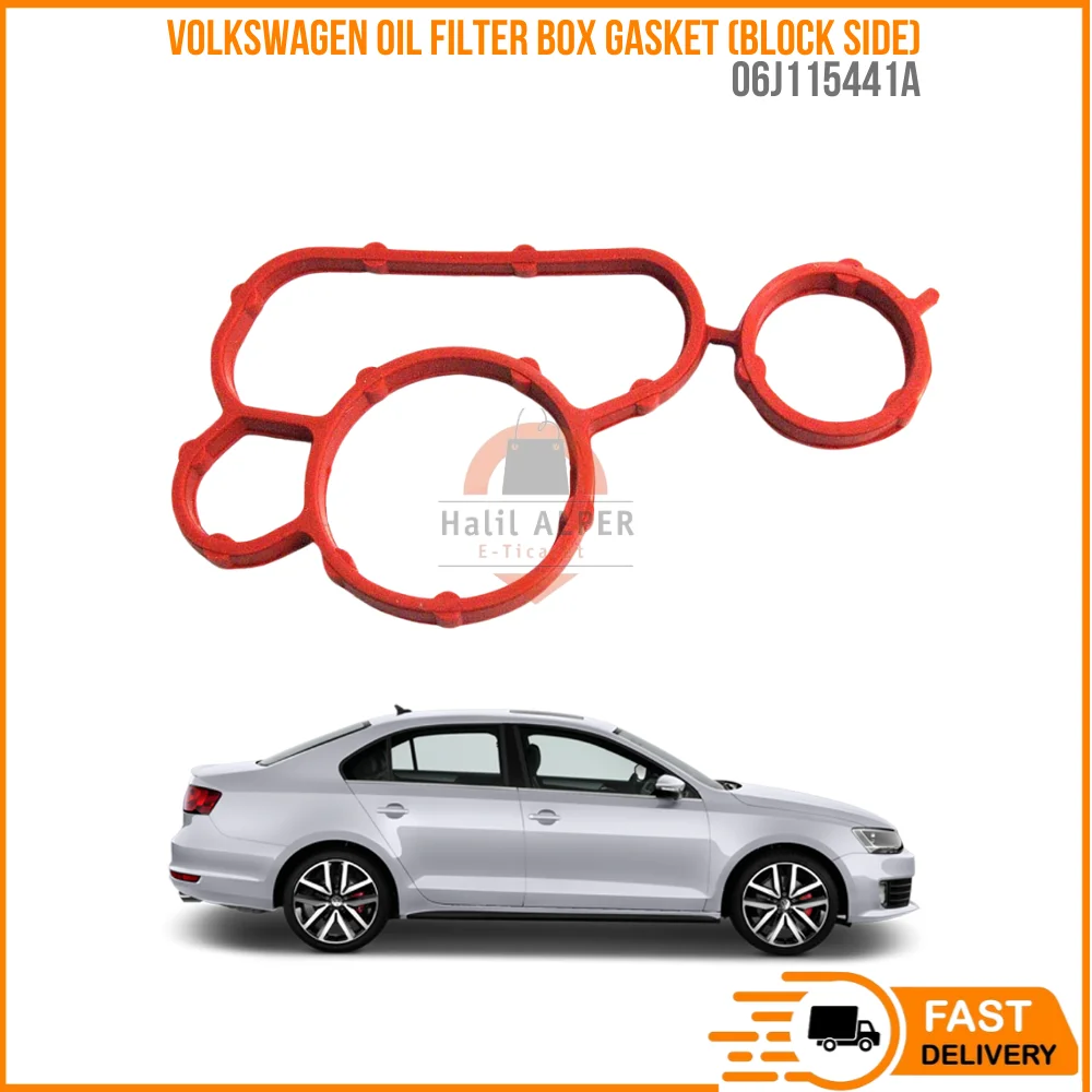 FOR OIL FILTER BOX GASKET (BLOCK SIDE) PASSAT-GOLF-JETTA-POL-TRANSPORTER OEM 06J115441A SUPER QUALITY HISATISFACTION REASONA