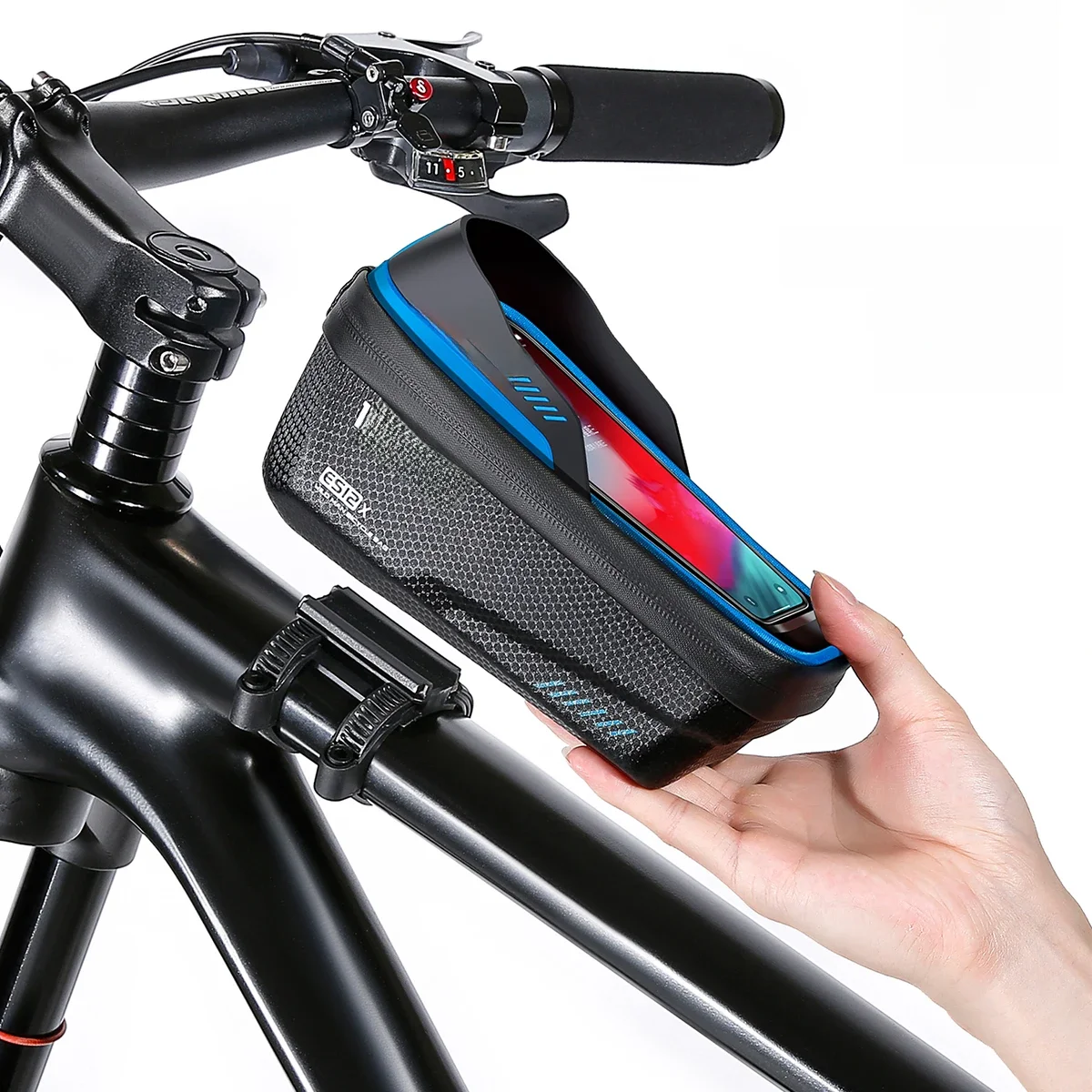 AliExpress WILD MAN ES12X Bicycle Bag EVA Hard Shell Waterproof Touch Screen Front Beam Bag Road Mountain Bike