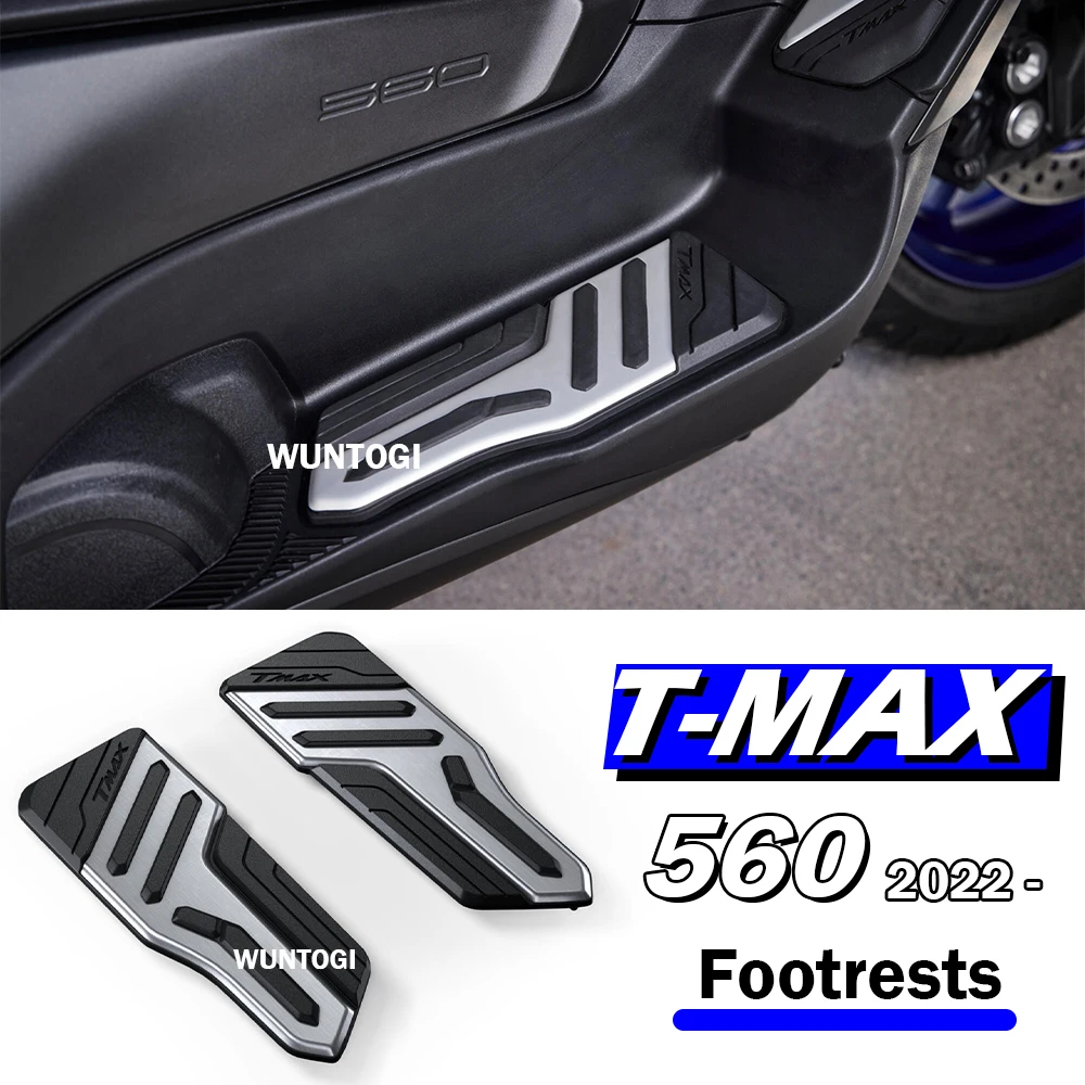 

T MAX 560 Accessories Front Pedal For Yamaha T-MAX 560 Tmax 560 2022 Motorcycle Footrests Skidproof Footboard Foot Panels