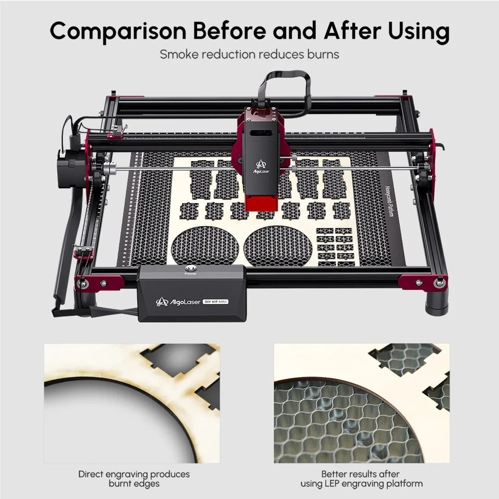 

AlgoLaser Laser Engraver Pad Backing Plate Honeycomb Panel Work Platform For All Brand Laser Cutter Machine Tool Accessories