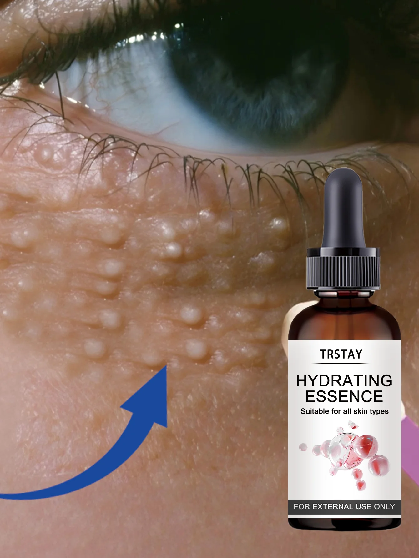 Vitamin E Glycerin Eye Brightening Moisturizing Oil for All Skin Types Hydrating Nourishing Dark Circle Treatment Anti Aging Eye - Image 3