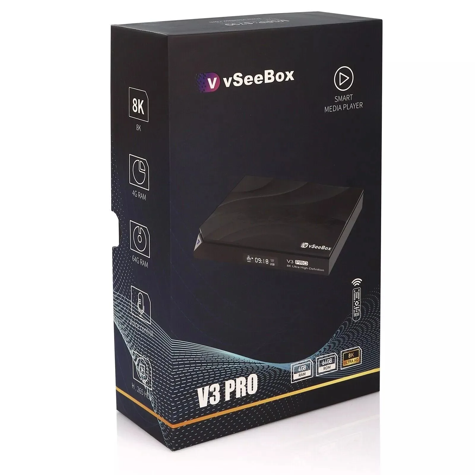 Descuento de gran oferta COMPRE 2 OBTENGA 1 GRATIS vSeeBox V3 Pro Bundle 8K HDMI, tarjeta/unidad de 64GB, extensor WiFi, teclado