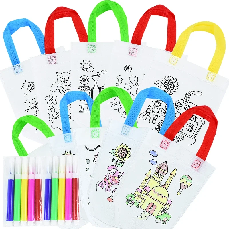 20 stücke DIY Graffiti-Tasche mit Farb markierungen Kinder begünstigt das Füllen von Zeichens
