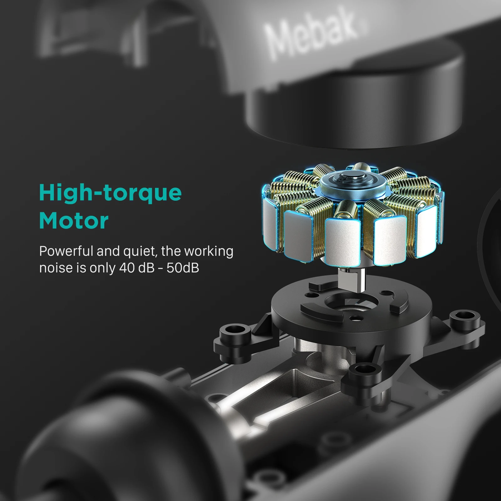 Mebak 3 Massage Gun, 2800RPM 12MM Depth Professional Muscle Percussion Massage Gun Deep Tissue for Athletes, Shoulder Leg Back