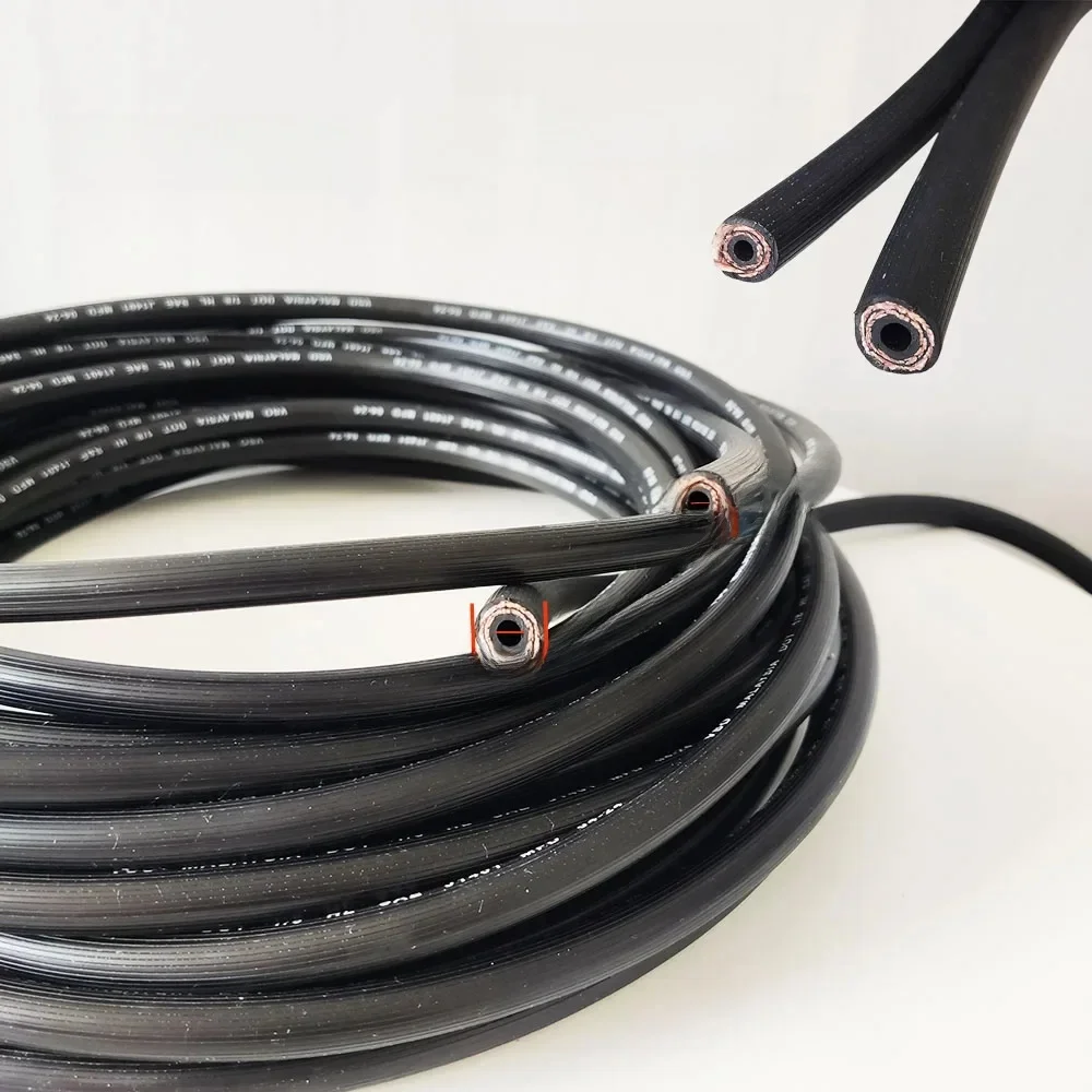 Wąż hydrauliczny hamulca 1M DOT Wysokociśnieniowy przewód hamulcowy hydrauliczny Wąż gumowy hydrauliczny Wzmocniony elastyczny przewód olejowy — zdjęcie 2
