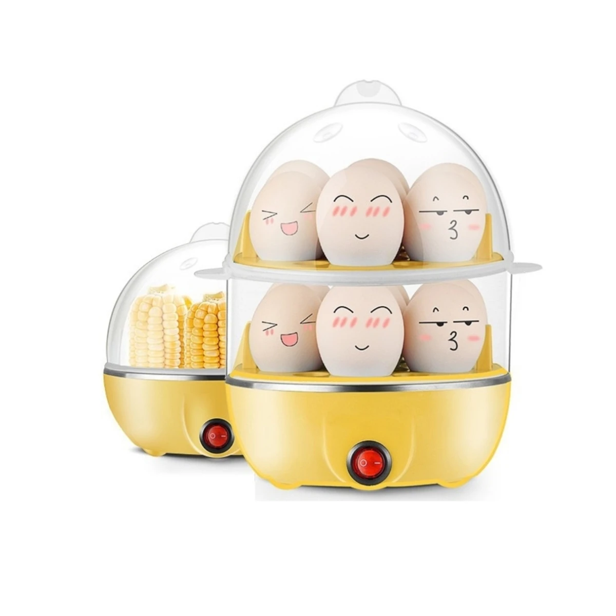 غلاية بيض بخارية، غلاية متعددة الوظائف بطبقتين