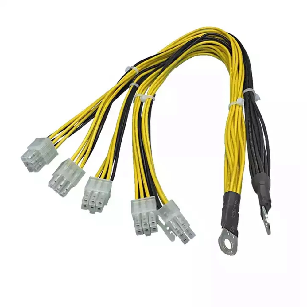 

4.2mm 6 Pin Male Power Connector Male Femal Power Cord Cable For Antminer S9/L3+ hash repairing