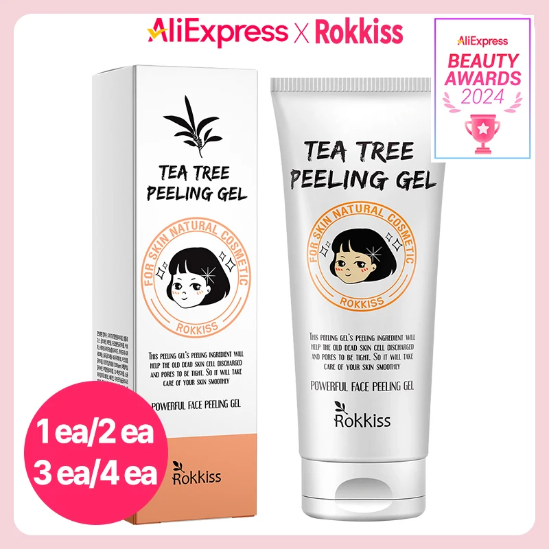 Rokkiss Tea Tree Peeling Gel, 120ml