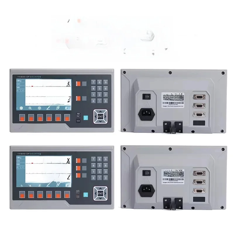 YH800 Grote LCD DRO Digitale Uitlezing Metalen Behuizing Display voor Draaibank Freesmachine Teller 110V/220V - afbeelding 2