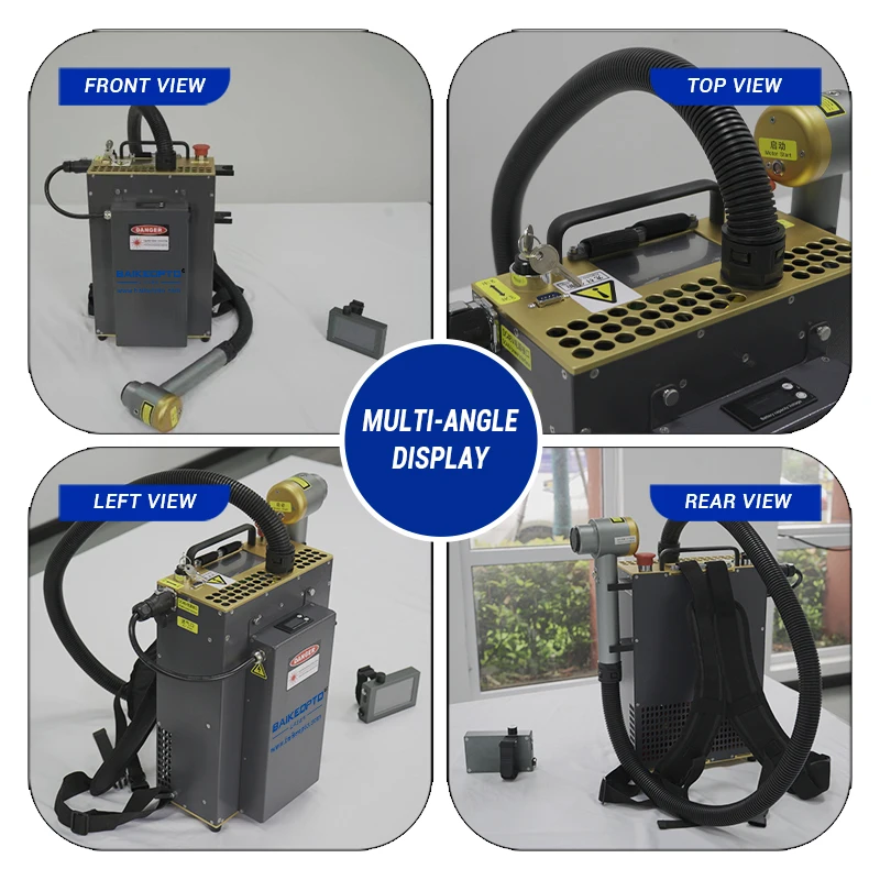 fiber laser cleaning machine MAX laser source 300W Cleaner
