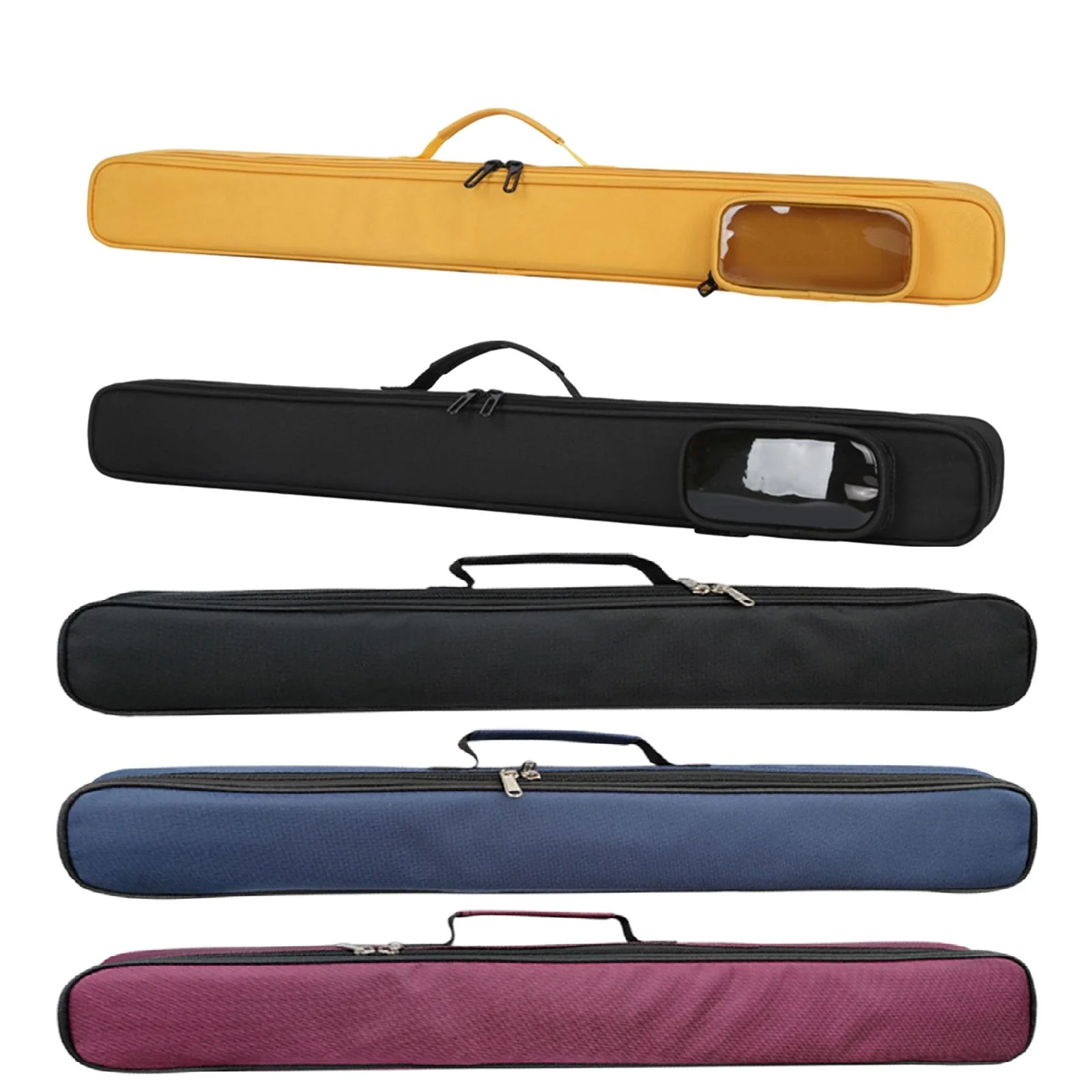 Portable Flute Bag Bamboo Flute Bag Travel Carrying Pouch Compact Dustproof Flute Organizer Carrying Case Flute Carrying Bag