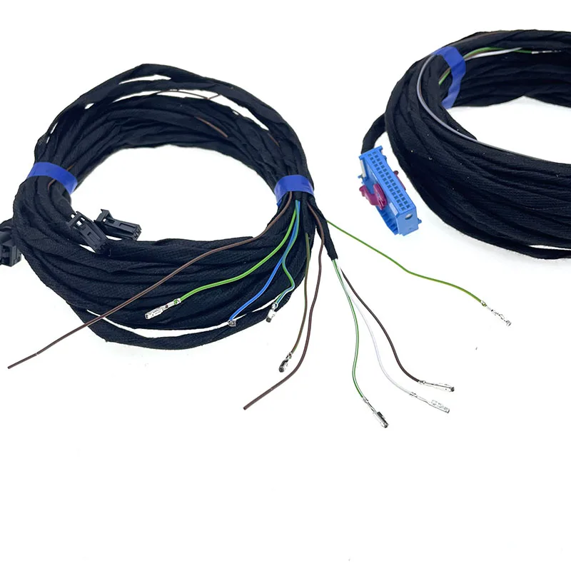 دخول بدون مفتاح نظام كيسي كابل تسخير بدء إيقاف نظام تسخير سلك كابل ل A4 B8 Q5 #3