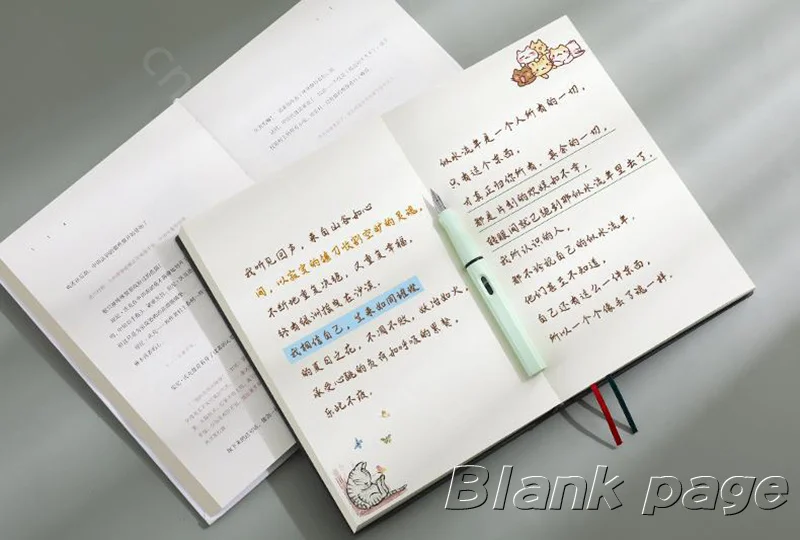 Superdickes Notizbuch (760 Seiten) A5 Kreativität Briefpapier Leere Notizblöcke Pu-Einband Schulbürobedarf (Skizzen und Graffiti) – Detail 2