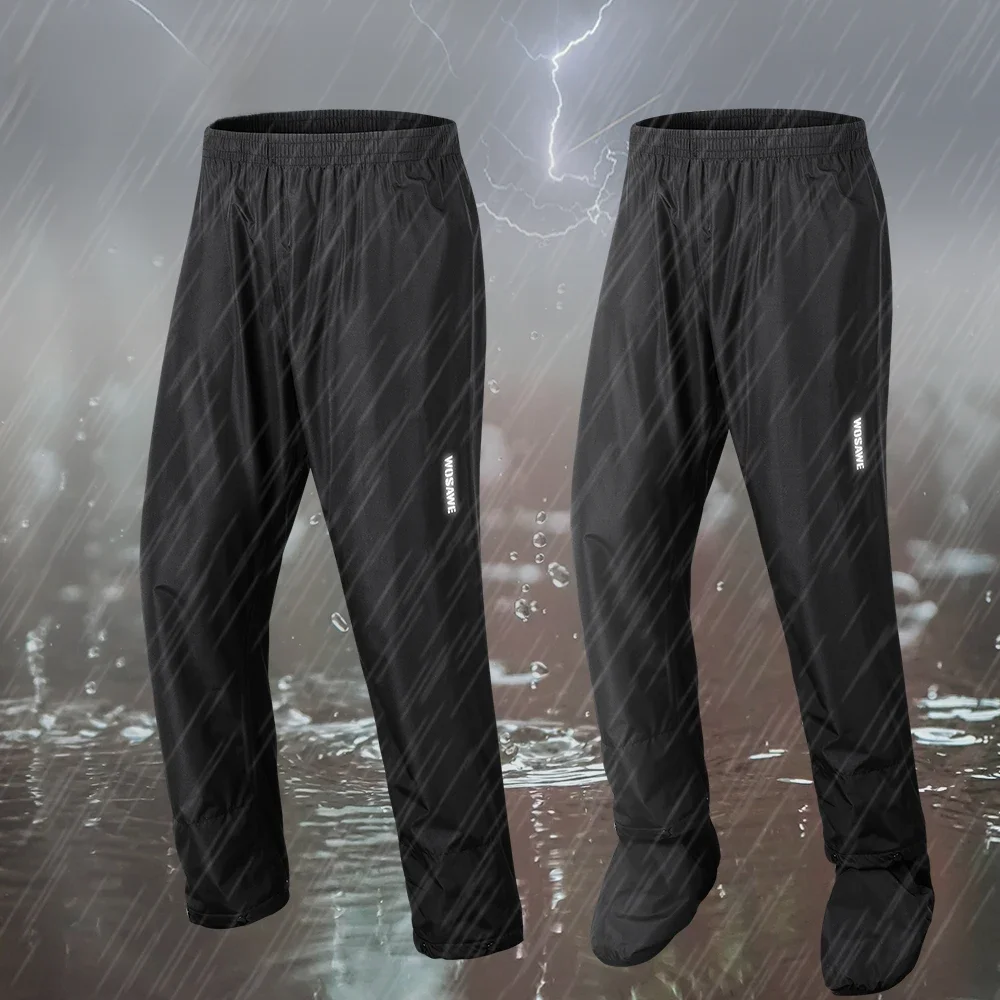 AliExpress WOSAWE Hiking Rain Pants Outdoor Waterproof Pants Motorcycle Climbing Camping Cycling Sports