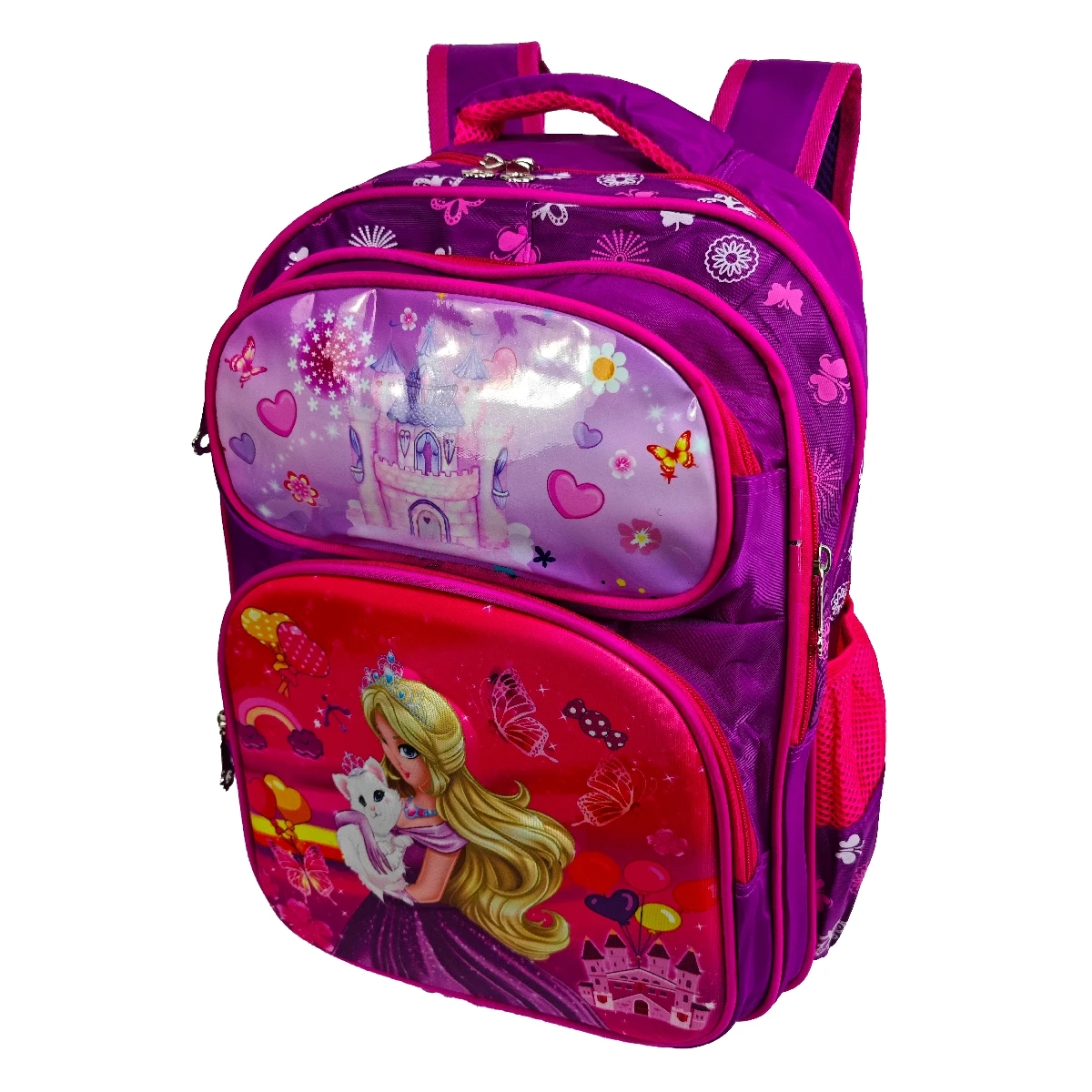 Mochila Escolar Menina Infantil Impermeável Bolsa Altura 40cm Alto Qualidade Grande