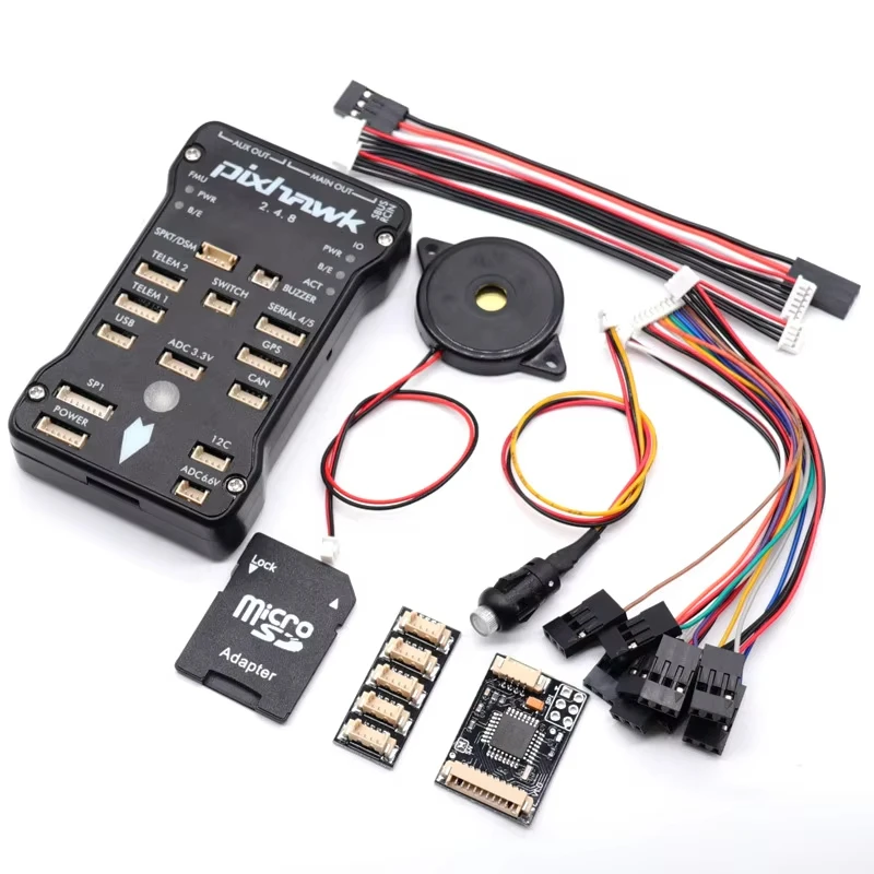 Pixhawk PX4 PIX 2.4.8 32 Bit Flight Controller Autopilot with 4G SD Safety Switch Buzzer PPM I2C for RC Quadcopter Ardupilot