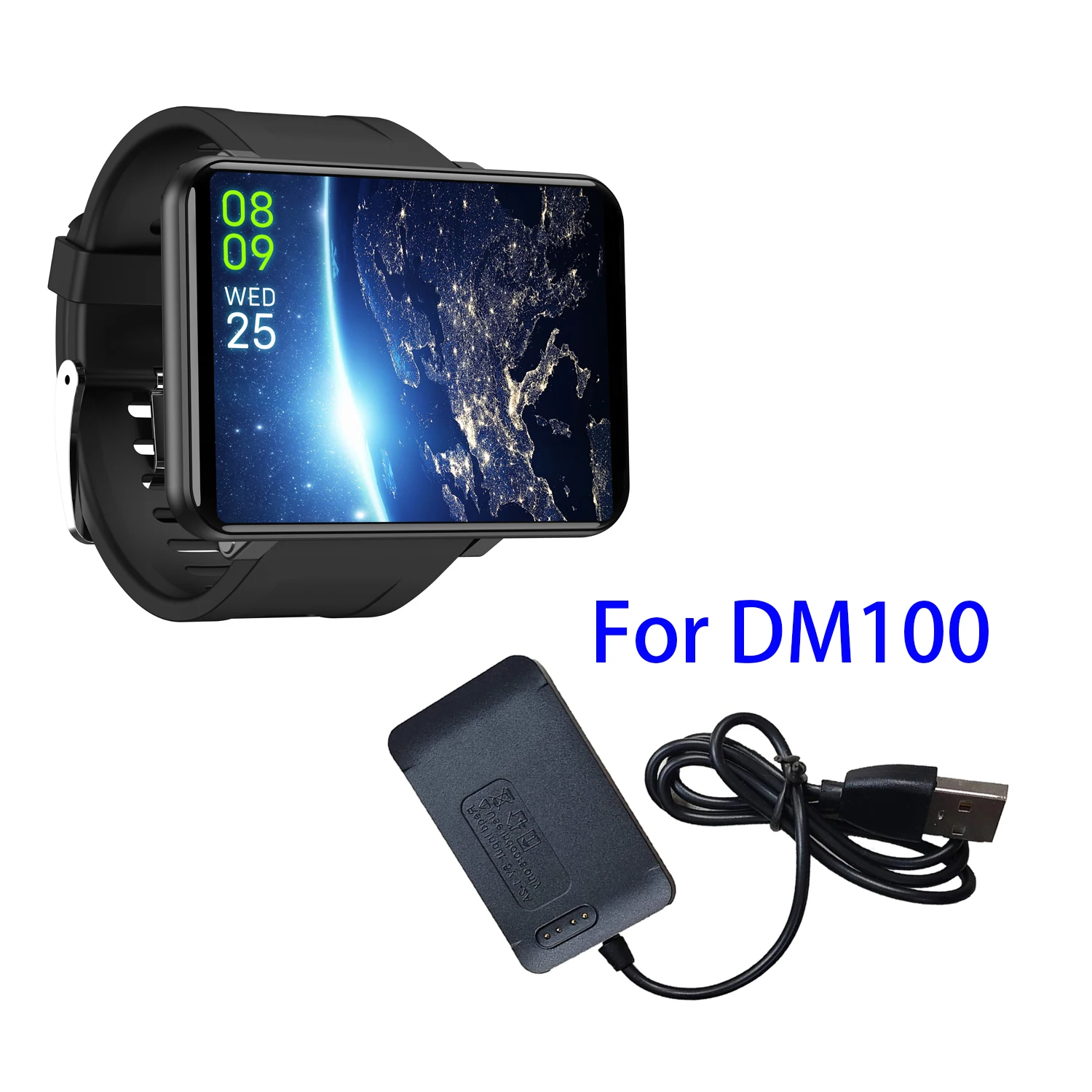 DM100 USB Magnetic Charger Cable For LEMFO LEMT Smart Watch Portable Adapter Stable Charging Base