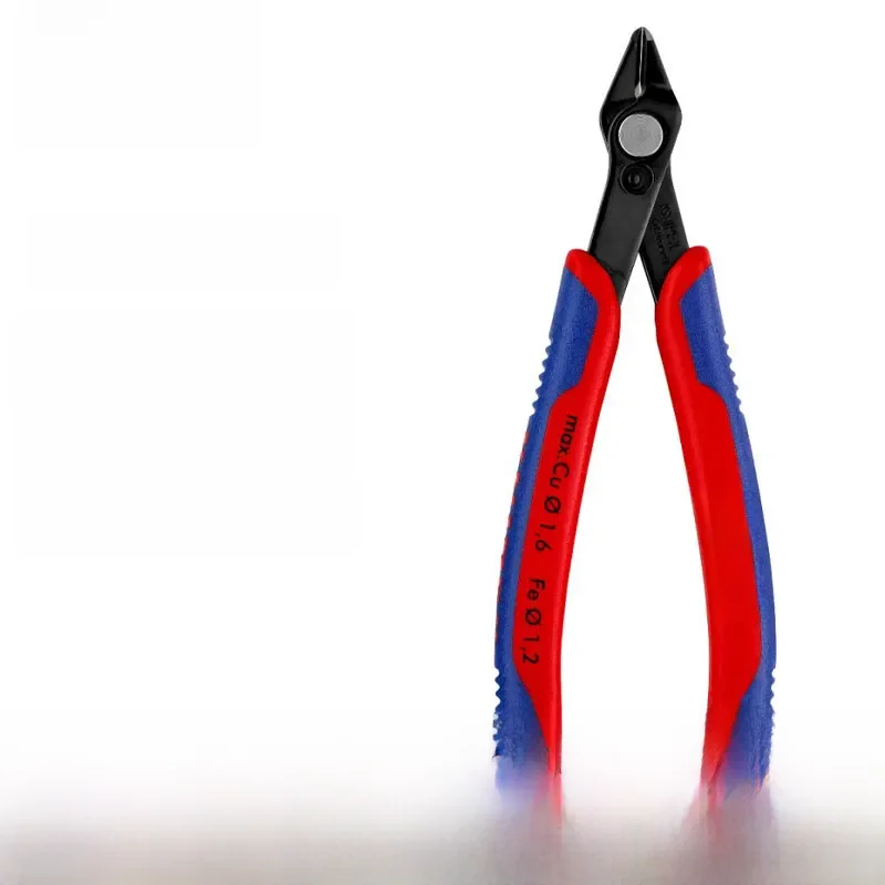 KNIPEX 78 61 125 Electronics Shearing Pliers 5 Inches Electronic Super Knips with Opening Spring and Opening Limiter
