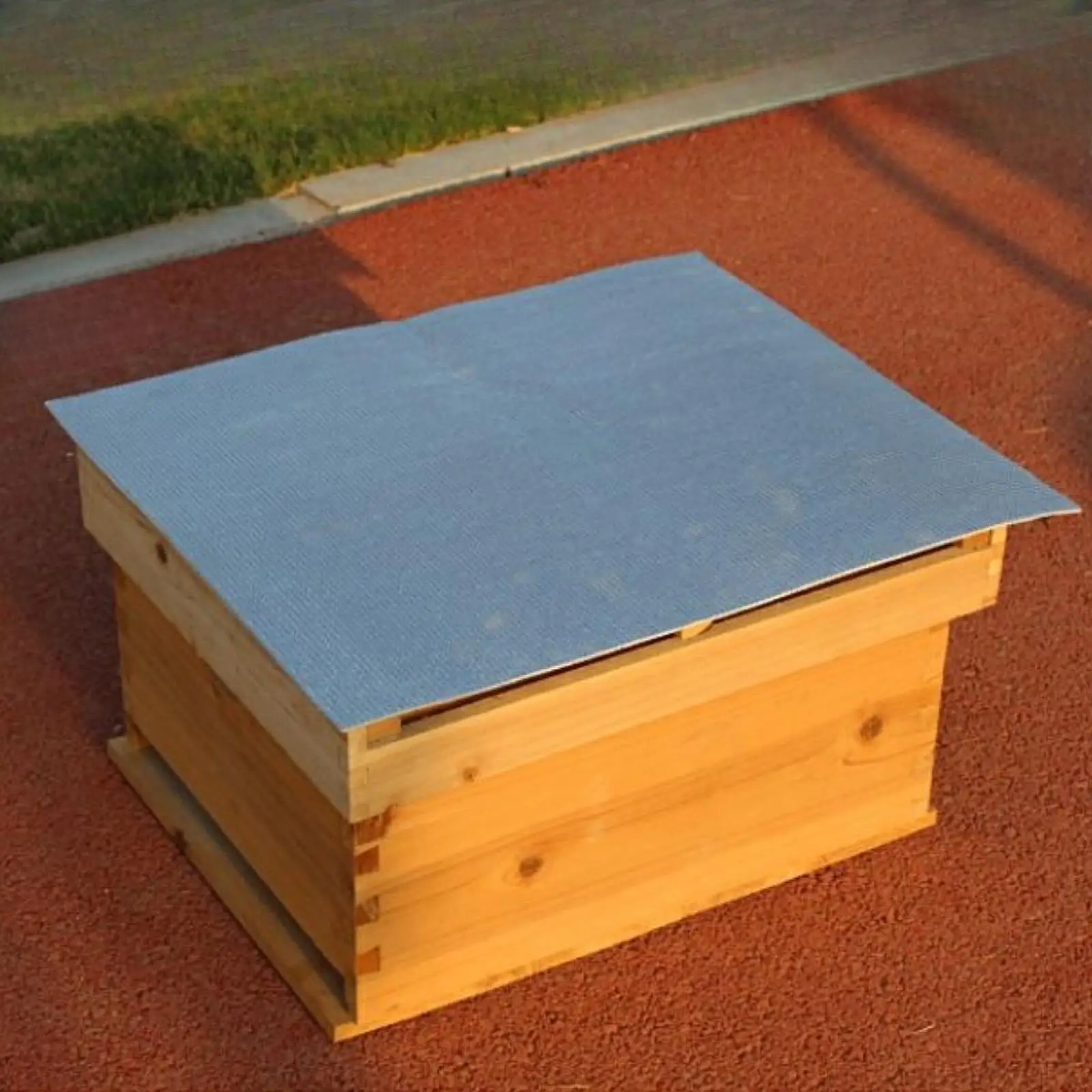 Película aislante reflectante de colmena, suministros multiusos para apicultura, envoltura aislante, película protectora de papel de aluminio reutilizable a prueba de lluvia
