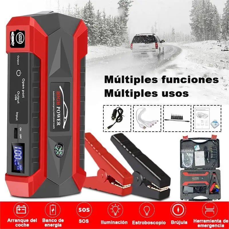 89800mAh Car Jump Starter Portable Power Bank Car Battery Booster 12V Car Starting Device for Petrol 6.0L Diesel 4.0L