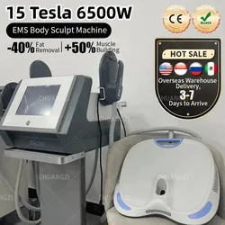 EMSzeo 15 Tesla 6500W Muscle Stimulate Fat Removal EMS Body Slimmin Sculpt Machineg Butt Build Weight Lose for Salon EMSzero