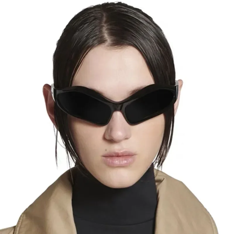 AliExpress TOYEARN Y2K Cycling Sport Goggle Luxury Brand Designer Sunglasses Women For Men Vintage Punk Sun Glasses Trendy Coating Lens Cool Shades