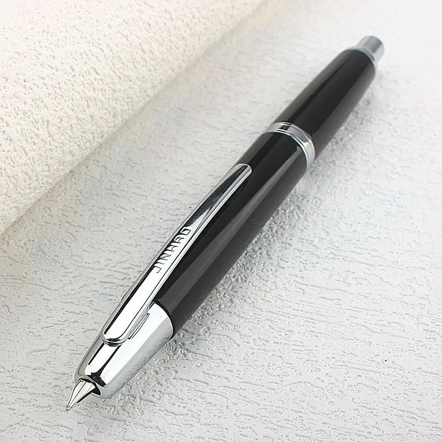 Wysokiej jakości pióro wieczne JINHAO 10, stalówka EF/F, artykuły papiernicze, artykuły szkolne, pióro do klikania — zdjęcie produktu 7