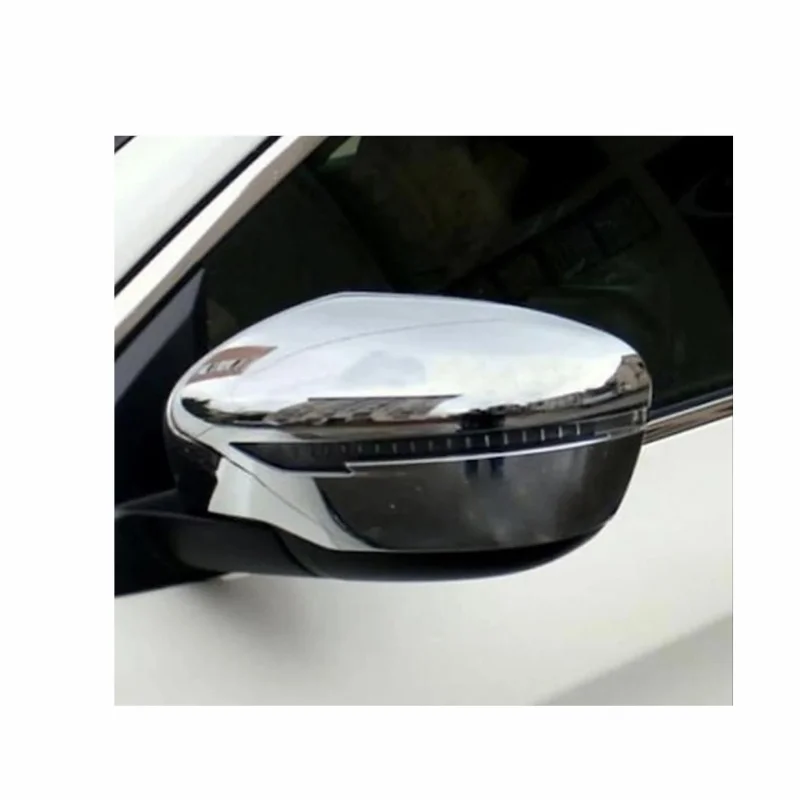 

For Nissan Qashqai Chrome Mirror cover 2 Pieces 2007-2014 Stainless Steel Chrome Styling Accessory Car Mirror Accessory Chrome Track