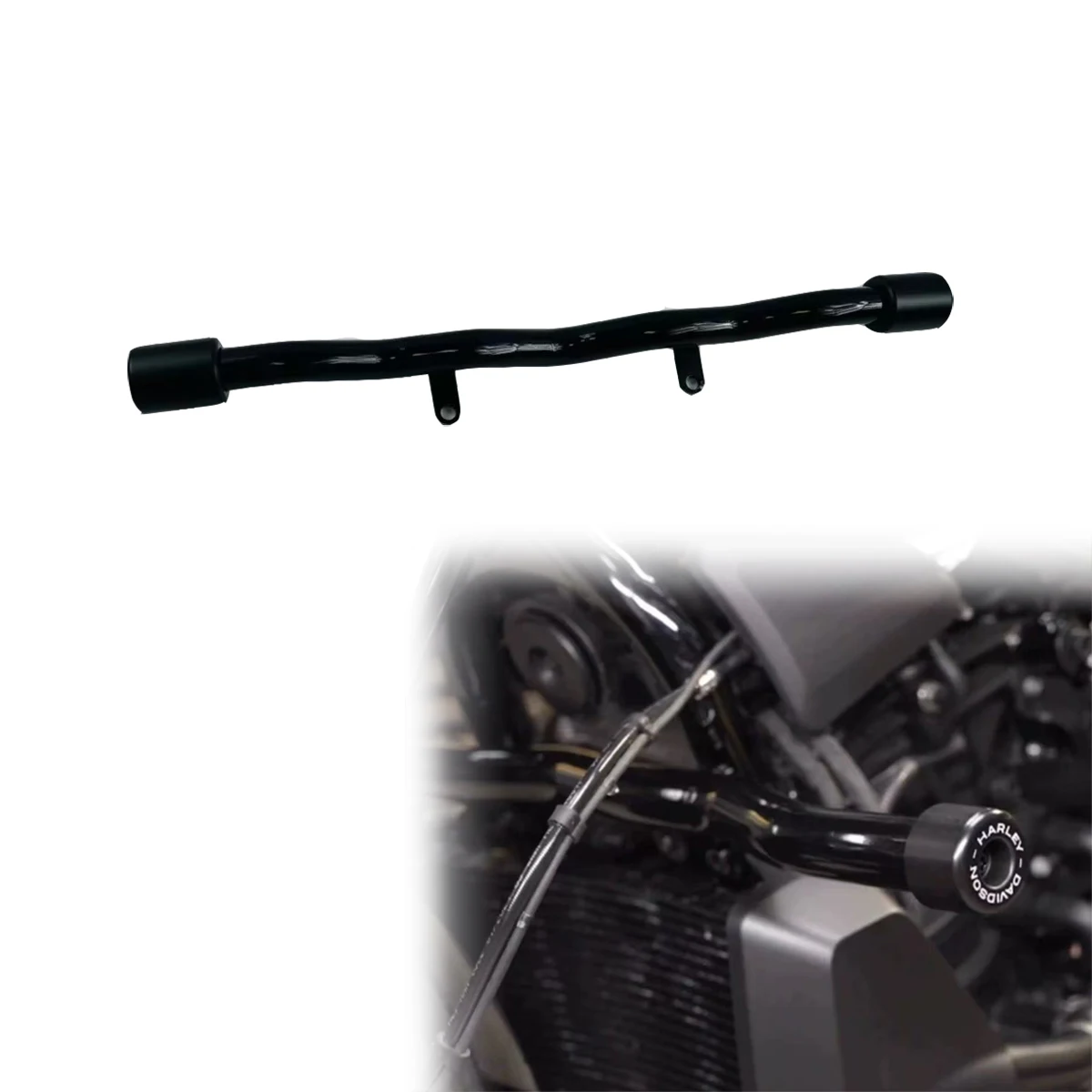 

Motorcycle Rear Highway Engine Guard Crash Bar Falling Protection for Harley Sportster S1250 Nightster RH975