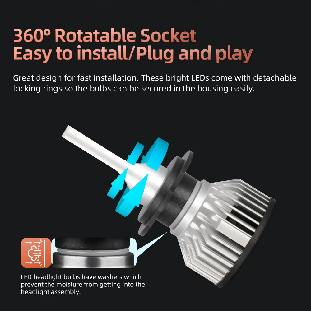 صالح لبيجو 508 I 2010 2011 2012 2013 2014 60 واط LED أضواء الضباب 20000LM CSP رقائق مصابيح الضباب 12 فولت 6000 كيلو الأبيض التوصيل والتشغيل