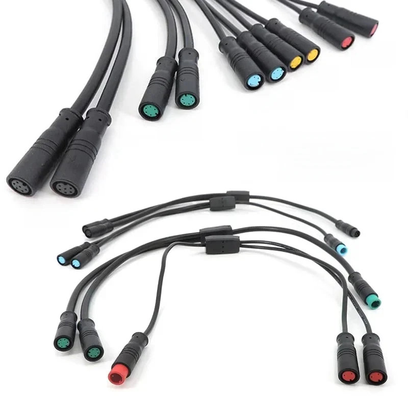 AliExpress Gakaki Waterproof Y Splitter 1 Male to 2Female with 2/3/4/5/6 Pin Connector for BAFANG BBS01/BBS02/BBSHD Sensor Brake E-bike Motor