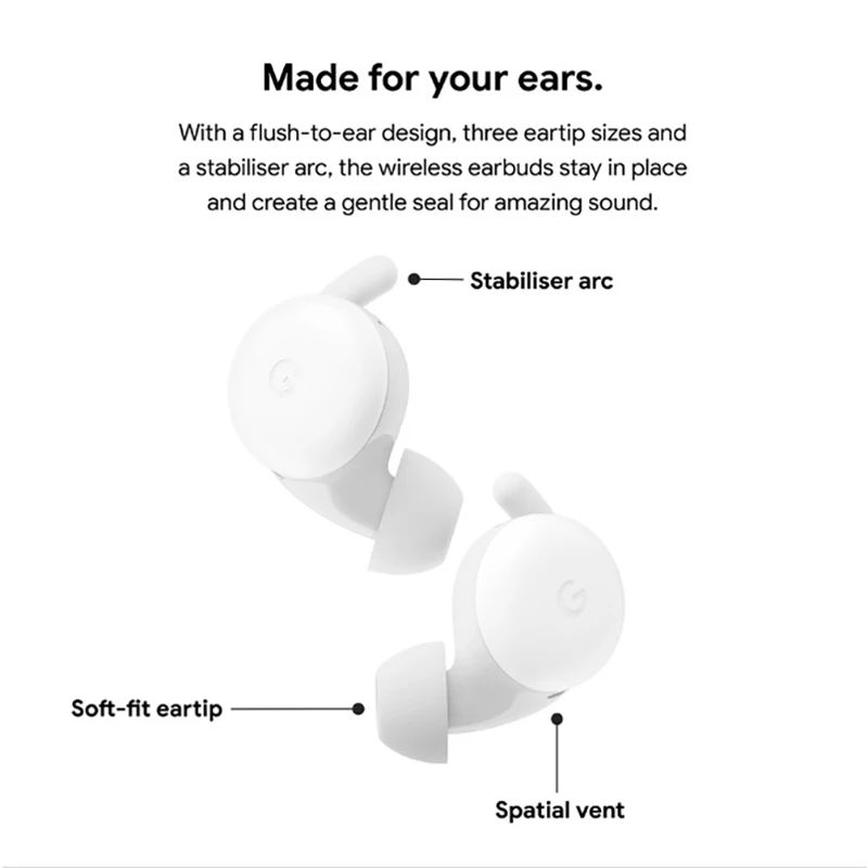 Imagem -03 - Google Pixel Buds Série a Fones de Ouvido Bluetooth sem Fio Suor e Resistente à Água Bluetooth 5.0 Som de Alta Qualidade