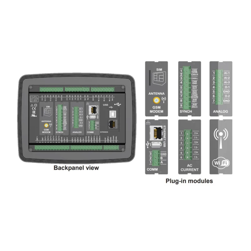 Imagem -03 - Dkg Gerador Automático para Falha Elétrica Control Panel Amf Controller Datakom Substituição