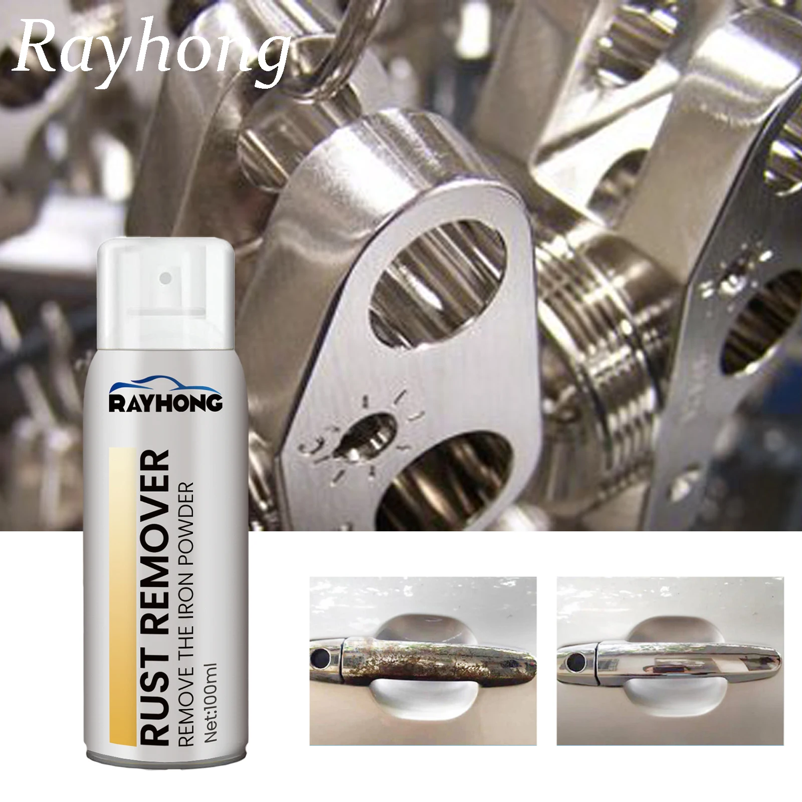 

100 мл универсальное средство для удаления ржавчины, быстродействующее смазочное средство для полировки, восстановление блеска, предотвращение ржавчины, очиститель для автомобильных шин и металлических деталей