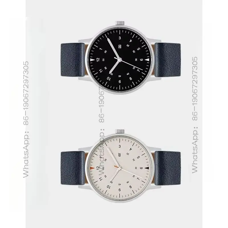 B70 Minimalist Luminous Pointer Calendar Function Men's and Women's Belt Waterproof Watch