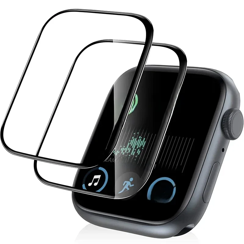 Protetor de tela curvo completo para Apple Watch Ultra 3 49MM não protetor de vidro para Iwatch
