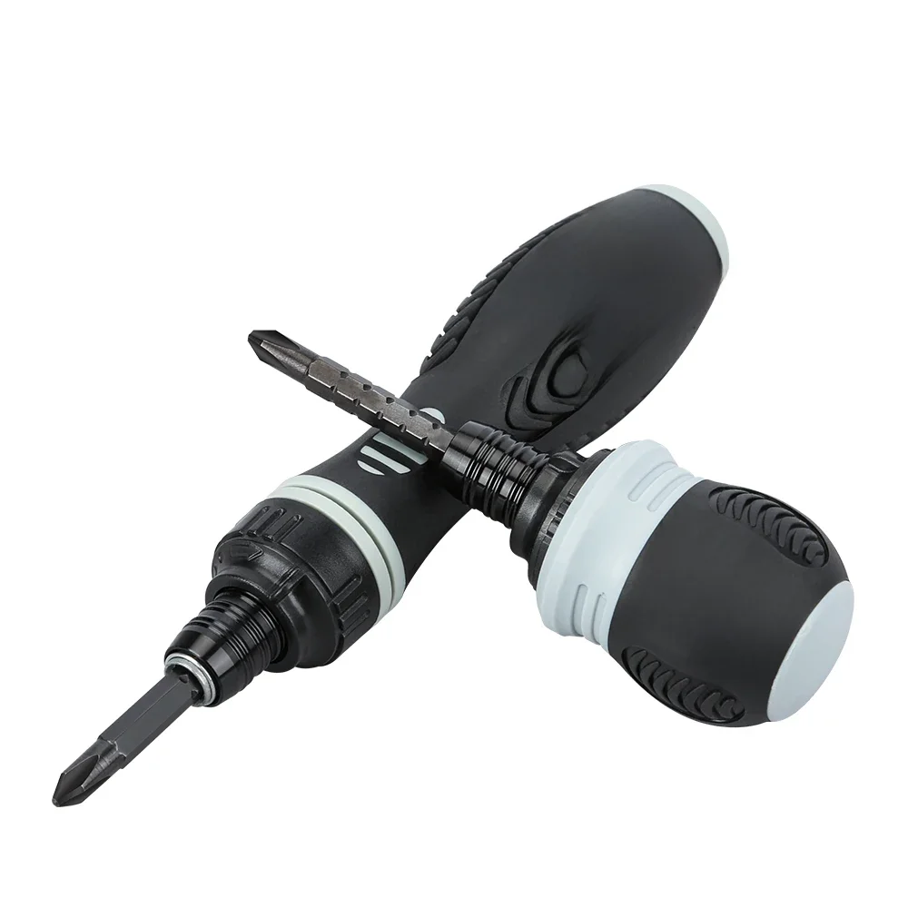Ratchet Screwdriver Precision Handle Manual portátil Kit de ferramentas manuais sem fio magnético,