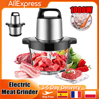 6LMeat Grinder Kitchen Chopper Electric Meat Grinders Mixer Baby Food Processor Stainless Steel Vegetable Food Processor Blender