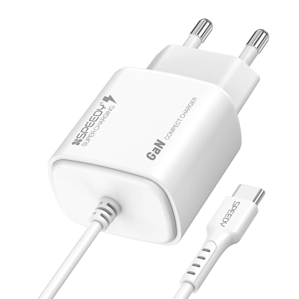 Pd 20W/25W Pps Ultra-Fast C Type Cable All-In-One Charger