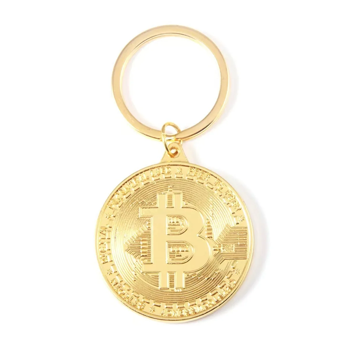 Newest Bitcoin Keychain Music Band Keyring Pendant Women and Men Jewelry Collection Gift image 5