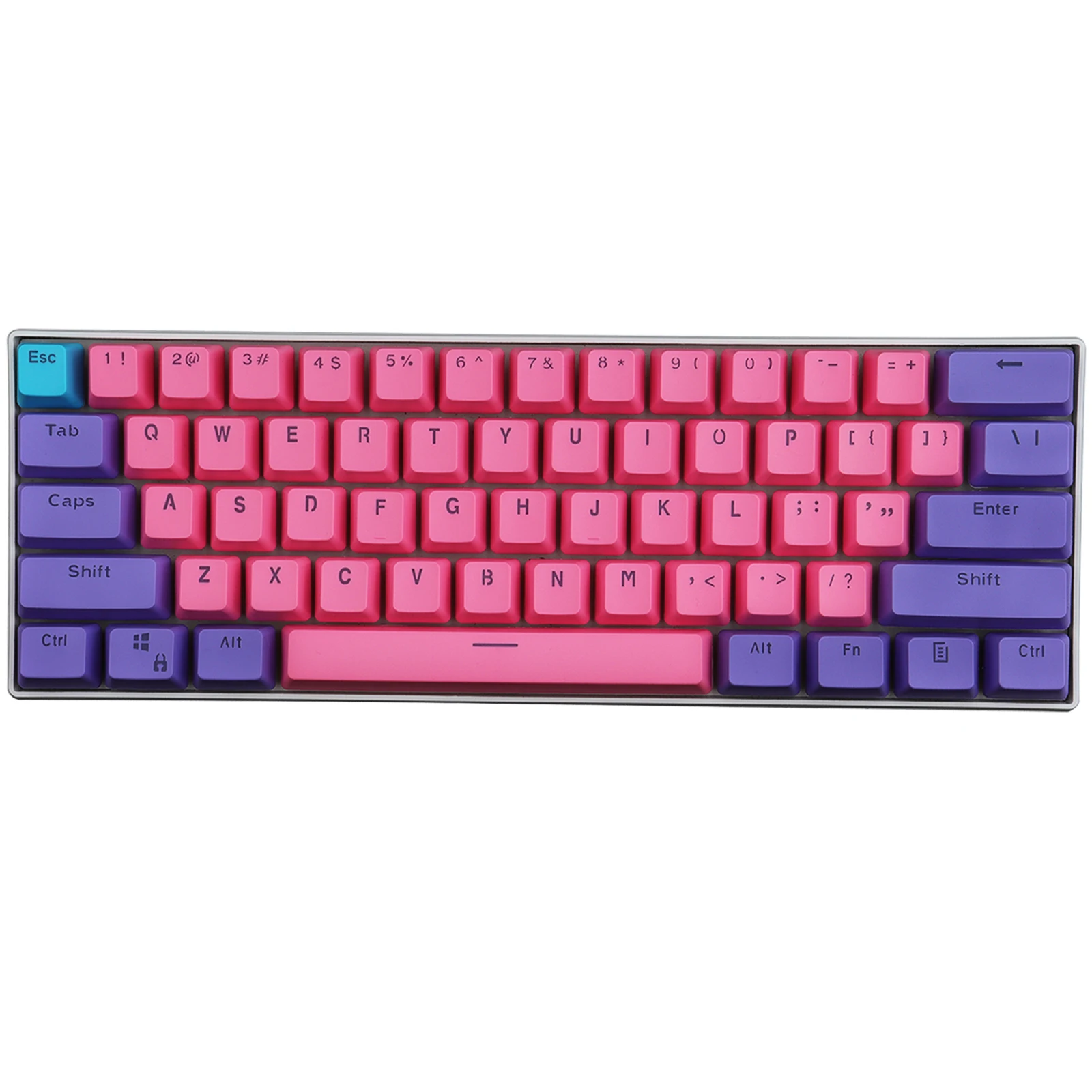 

RK 61 Keycaps PBT Material OEM Height, Backlit Two-Color Mechanical Keyboard Keycaps(Keycaps Only Sold)