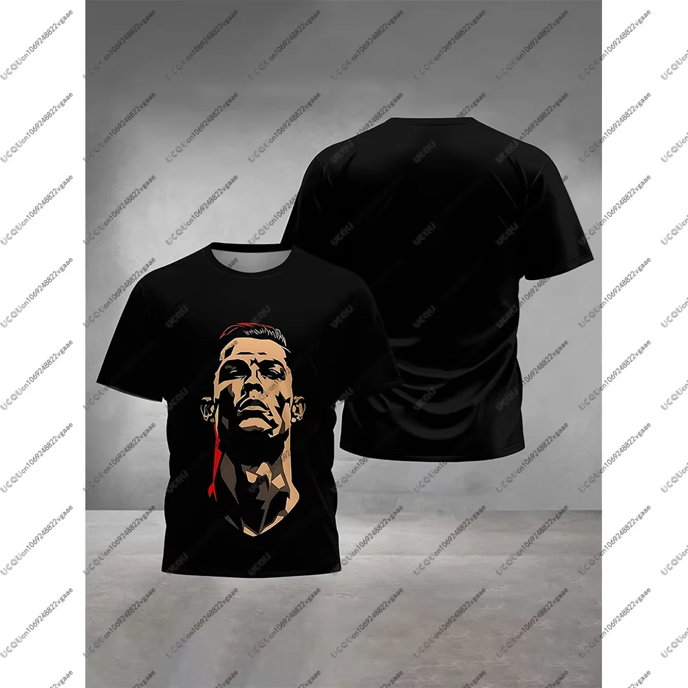 كرة القدم جيرسي المحملة الرجال طفل هدية الذكور تنفس الشباب أعلى كرة القدم لهب عارضة الأولاد تي شيرت أعلى 7 رونالدو حزب البرتغال #1