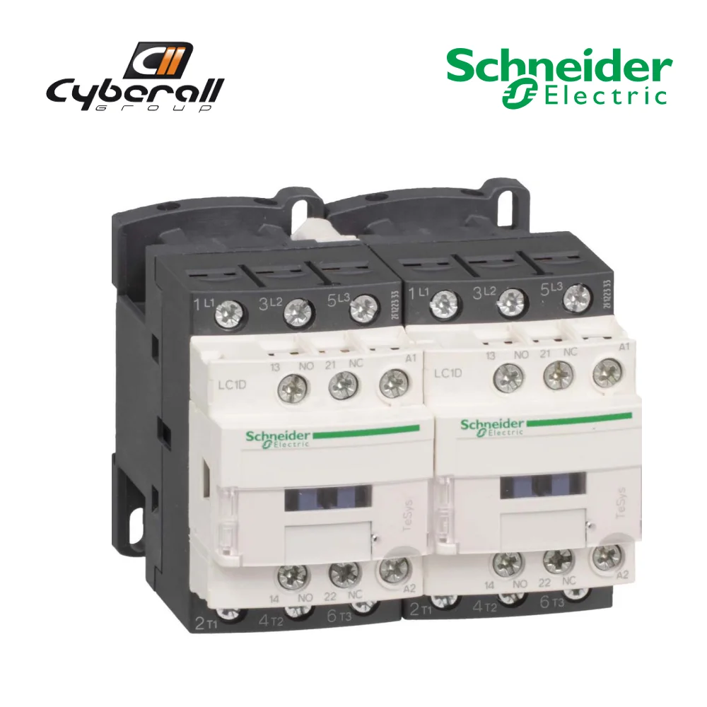 Schneider Electric-Cyberall-connector inverter Contactor Tesys D - 3 poles (3 NA) - AC-3 440 V 32 A - 575 V AC IEC reference: LC2D32E7