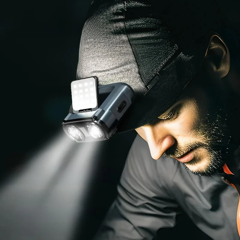 AliExpress Warsun Owl Headlamp Type-c Rechargeable Headlight Portable Rotating Hunting Lights Led Flashlight Fishing Front Bicycle Light