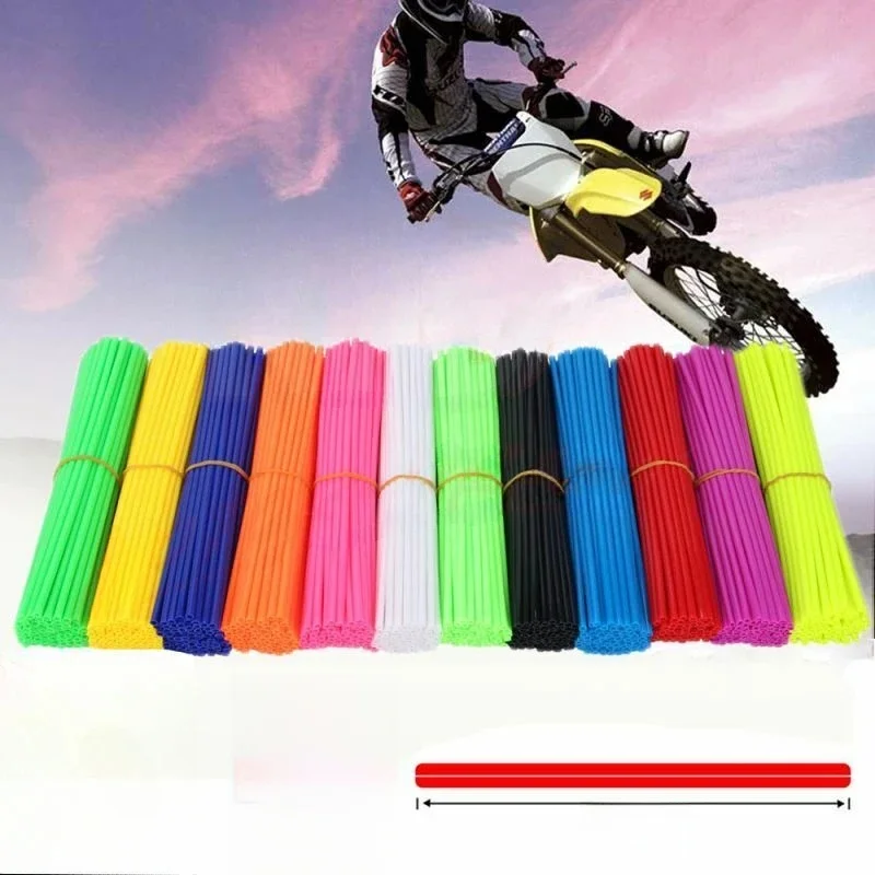 AliExpress 72Pcs Enduro Motocross Accessories Wheel Spoked Protector Motorcycle Tuning for KTM Honda Yamaha Suzuki Universal Cool Dirt Bike