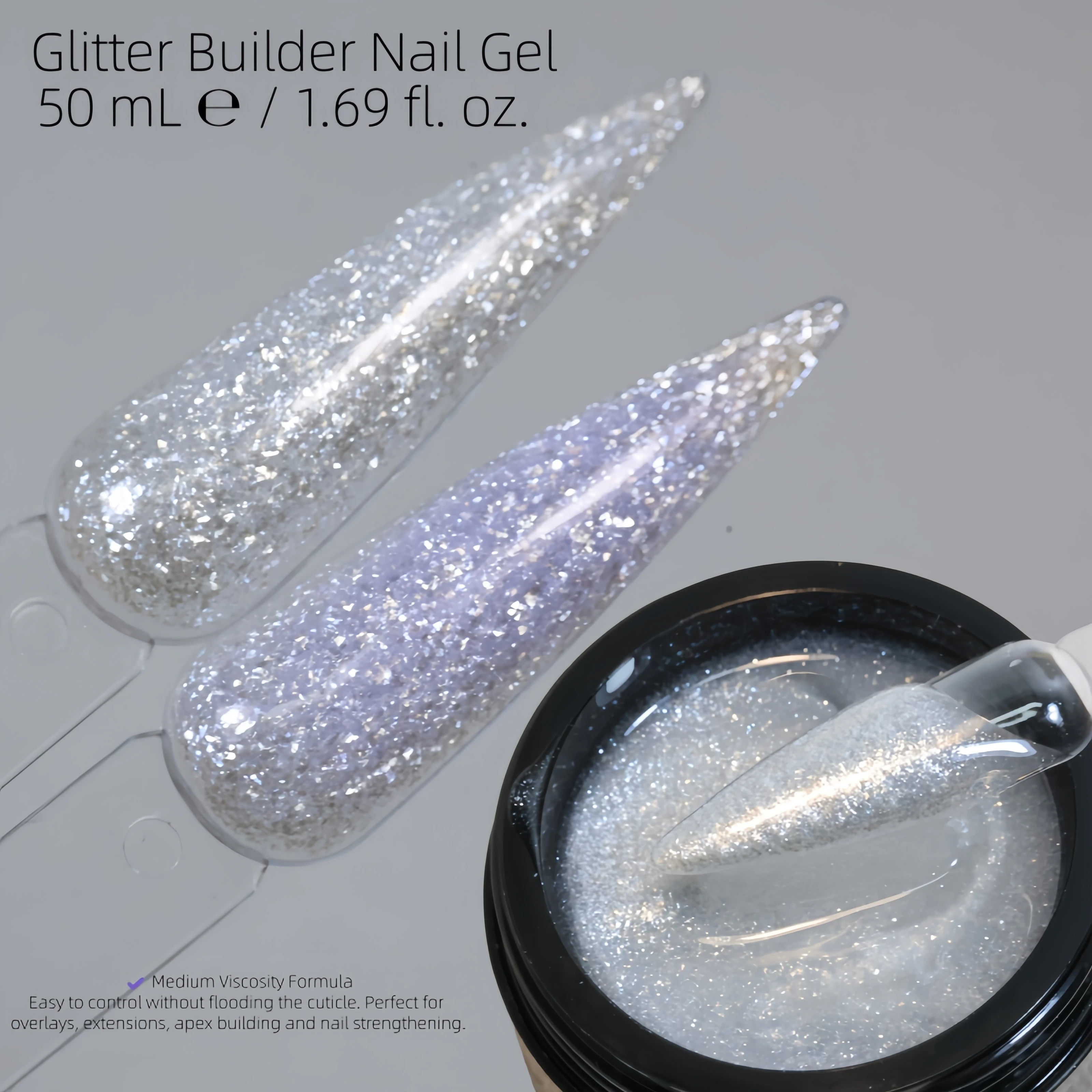 MSHARE 50ml Glitter Builder Na - Glitter Powder Resin review and price
