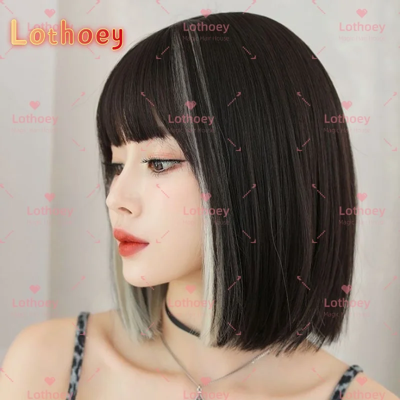 Intercolor 1613, прямой человеческий парик с челкой, без клея, шелковая основа, парик для вечеринки, косплей, глянцевый парик высокой плотности с натуральным блеском