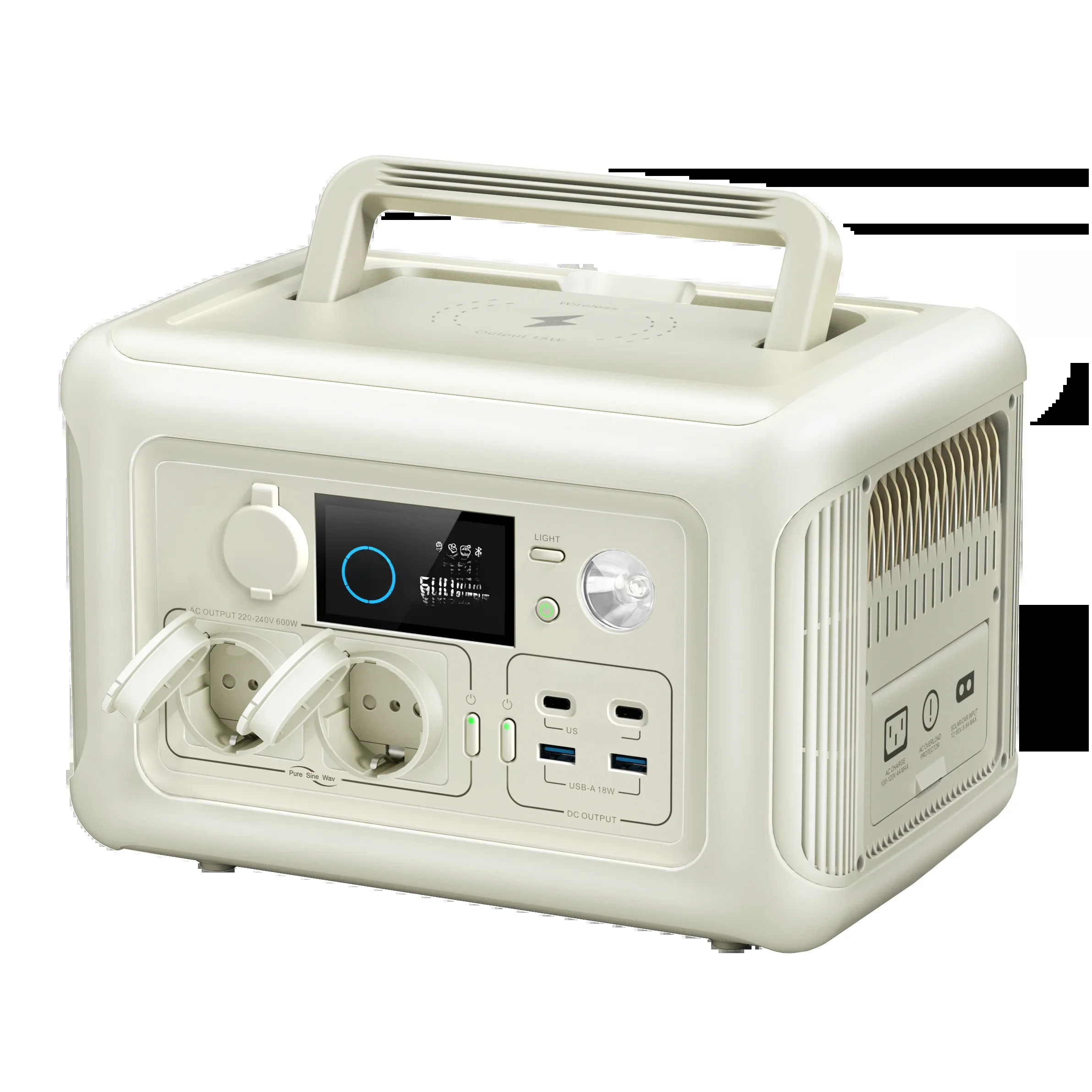 ALLPOWERS Gerador Portátil, Powerstation com Tomadas AC, Bateria LiFePO4 para tendas domésticas,
